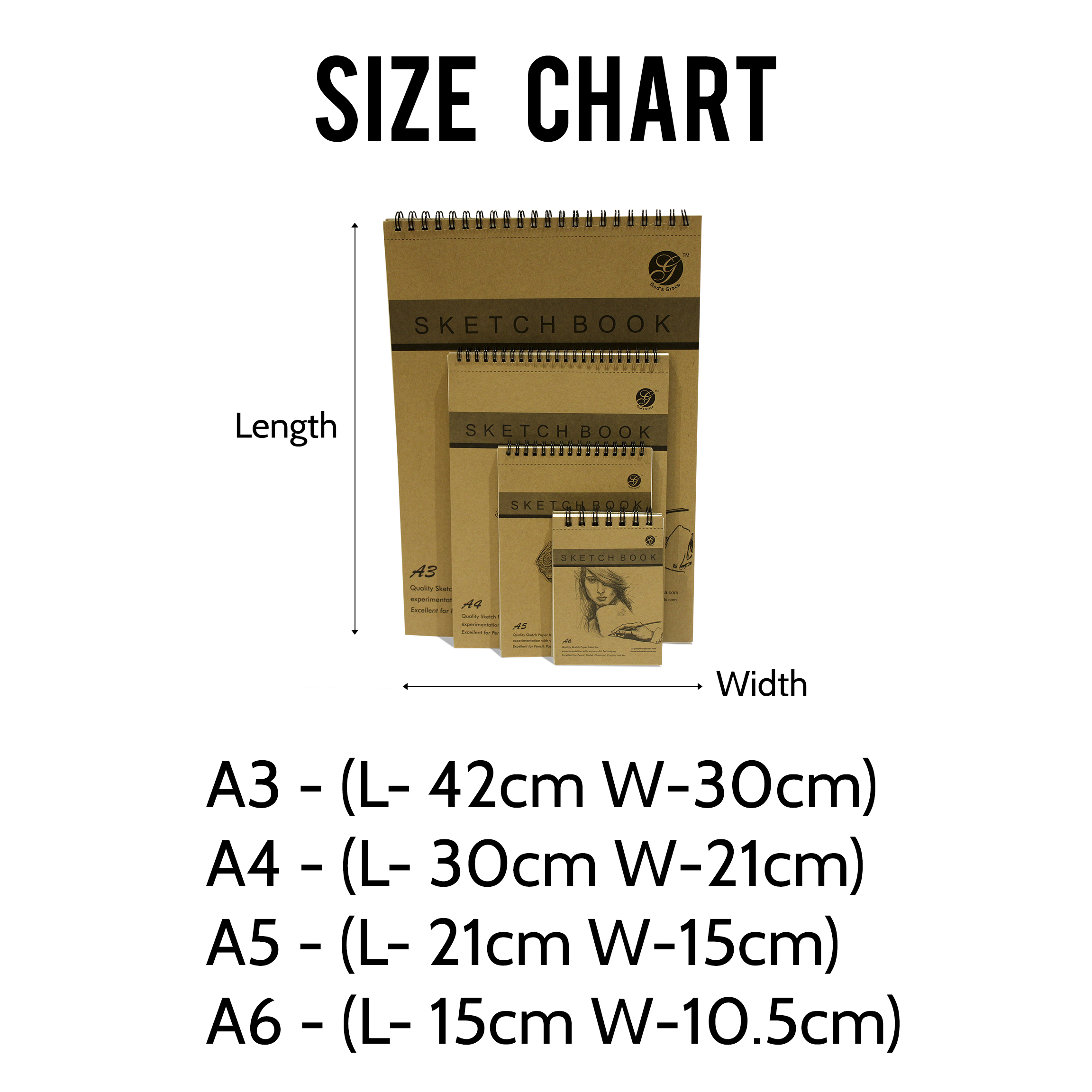 A5 KRAFT SKETCH BOOK - Image 2