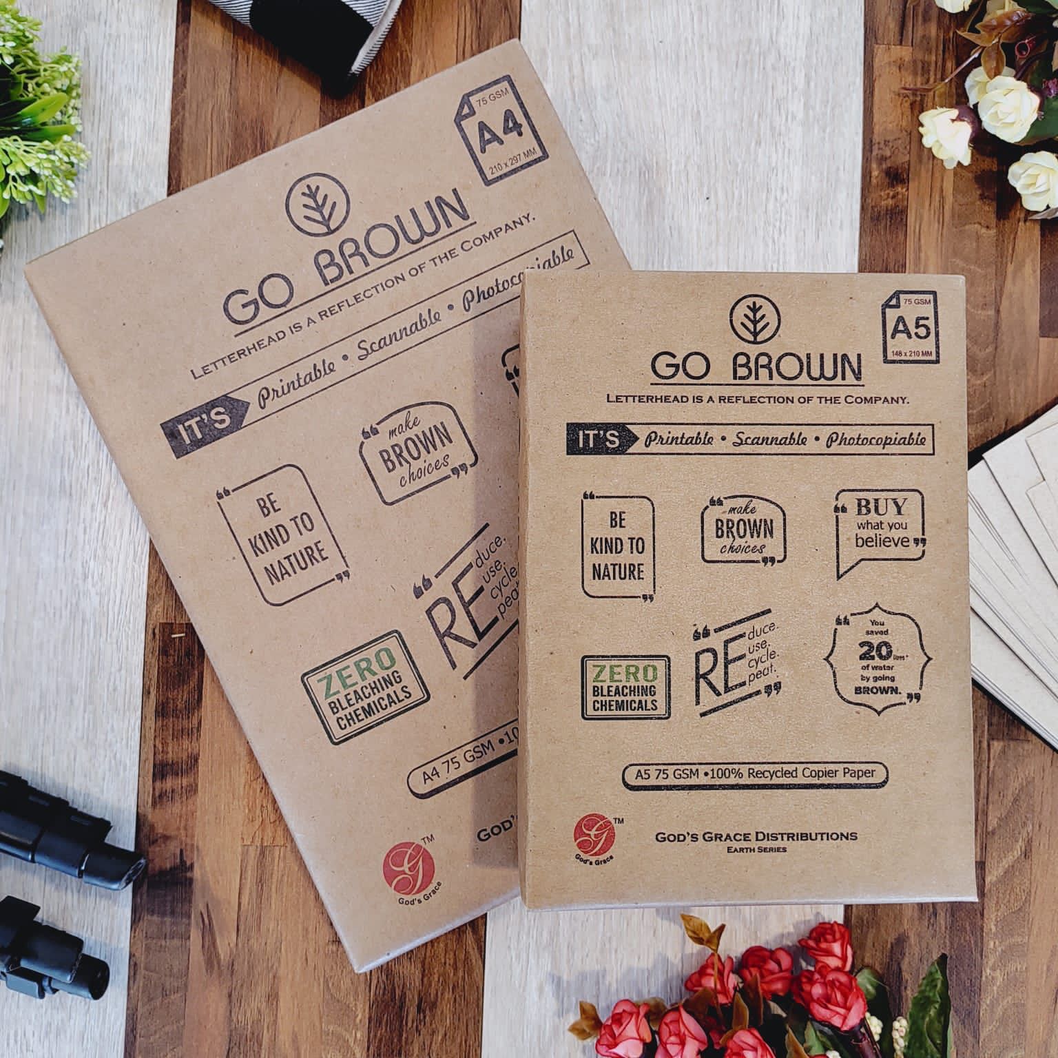 BROWN COPIER PAPER