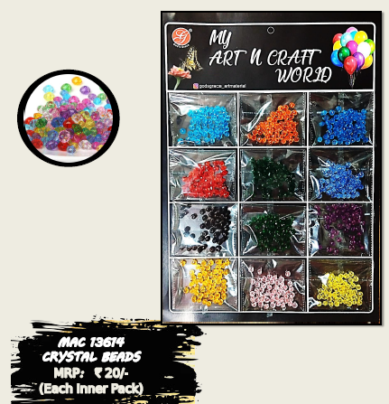 Crystal Beads Multi Pack Art & Craft