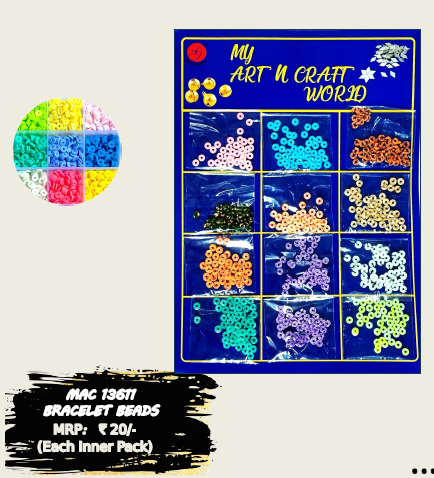 Clay Bracelet Beads Multi Pack Art & Craft