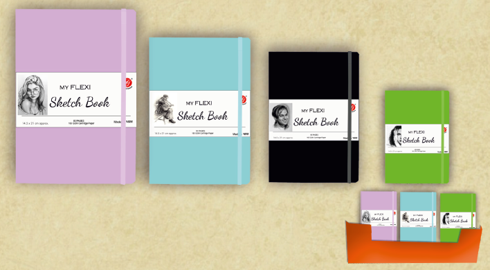 A4 Flexi Sketch Book - Image 2