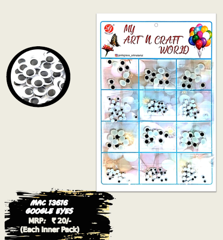 Google Eyes Multi Pack Art & Craft