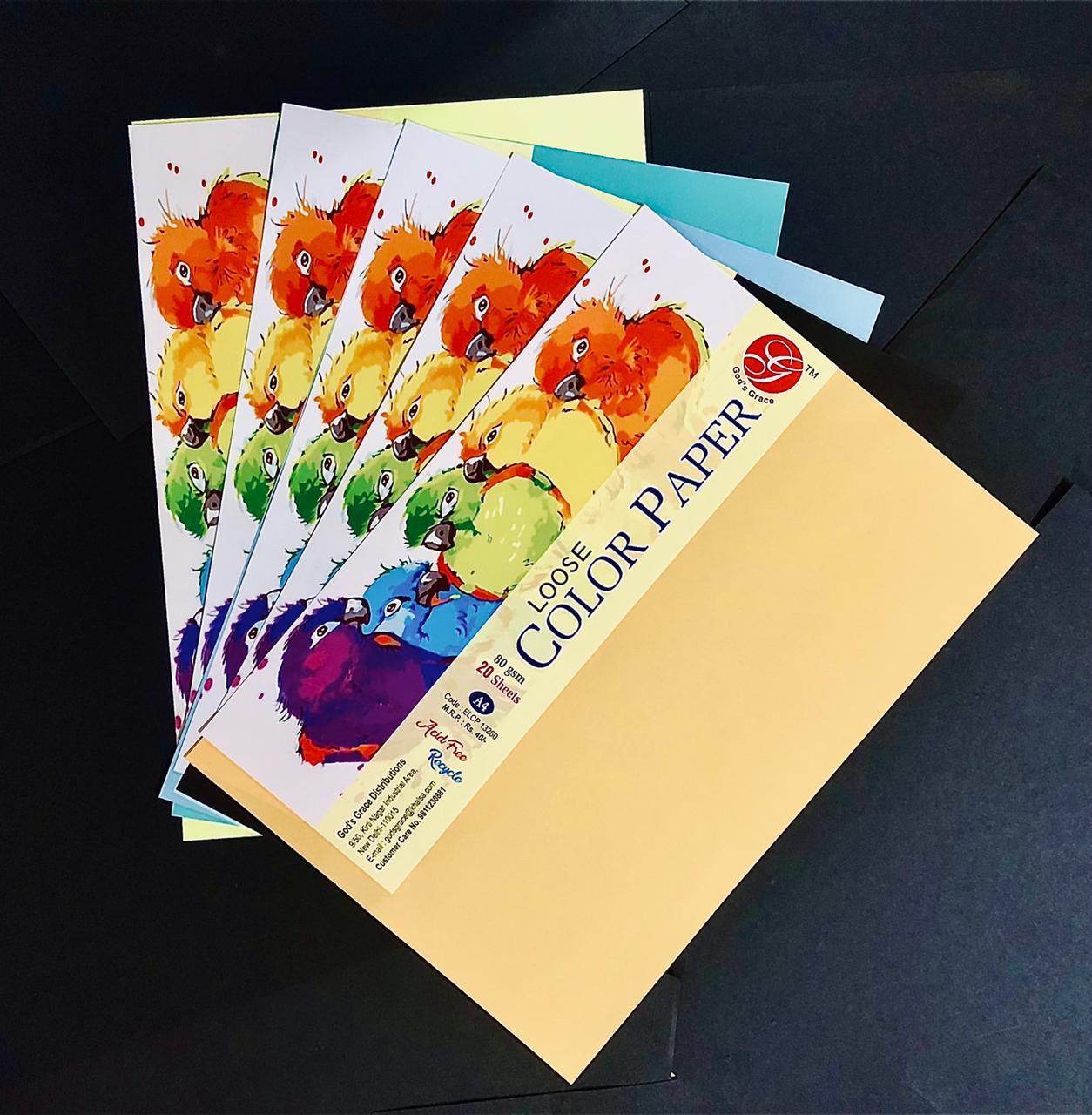 Pastel Sheets (80 GSM)