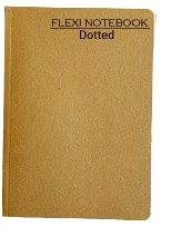 Kraft Flexi Dotted-Graph Notebooks